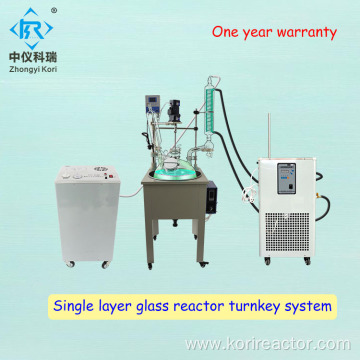 10L Jacketed glass reactor practical
